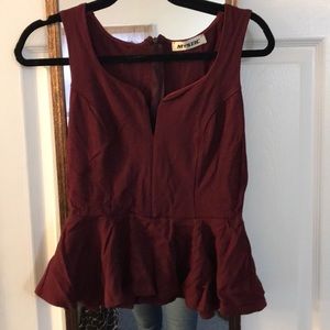 Peplum top